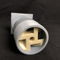 หัวฉีดสเปรย์หัวสปริงเกลอร์ในคูลลิ่งทาวเวอร์