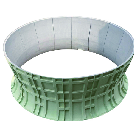 Pile de ventilateur de tour de refroidissement avec taille personnalisée