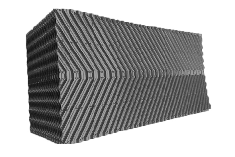 Hexagonal honeycomb packing (inclined tube packing)