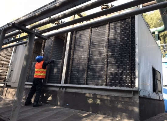 Pemeliharaan dan rekonstruksi menara pendingin kereta bawah tanah
