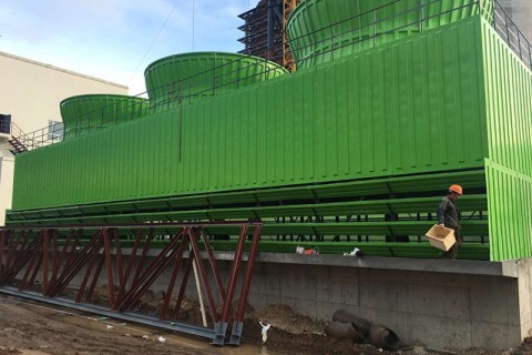 Perlindungan menara penyejuk musim sejuk