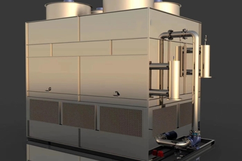 TJラティーノ 現場への設置不要の新しい冷却塔