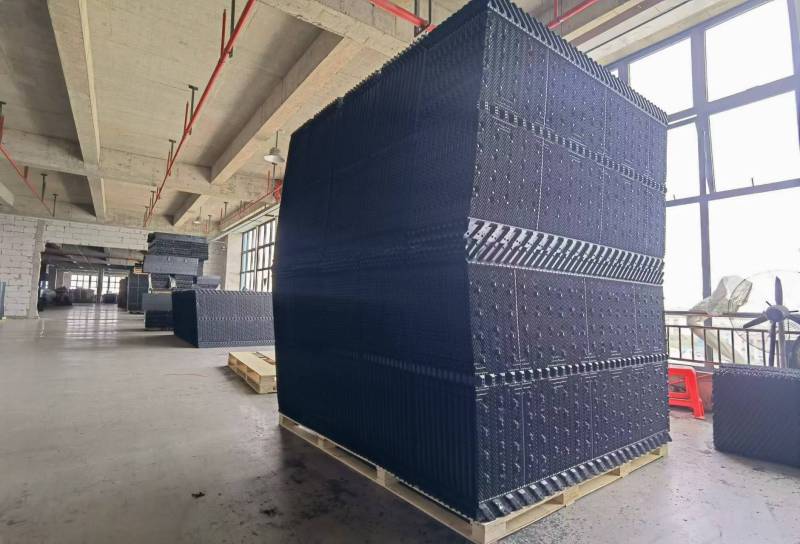 Jenis Perekatan Menara Pendingin Aliran Silang PVC Infill